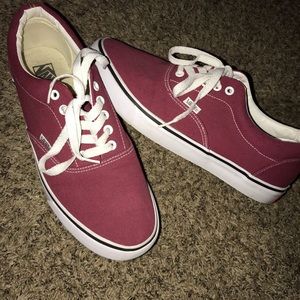 Size 11.5 maroon vans